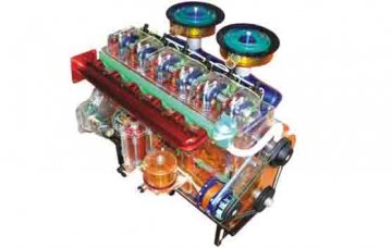 汽車(chē)零部件教具:混合動(dòng)力汽車(chē)的結構