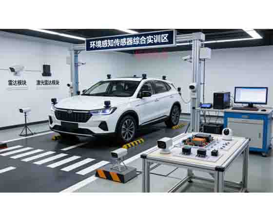 智能網(wǎng)聯(lián)汽車(chē)環(huán)境感知傳感器綜合實(shí)訓系統
